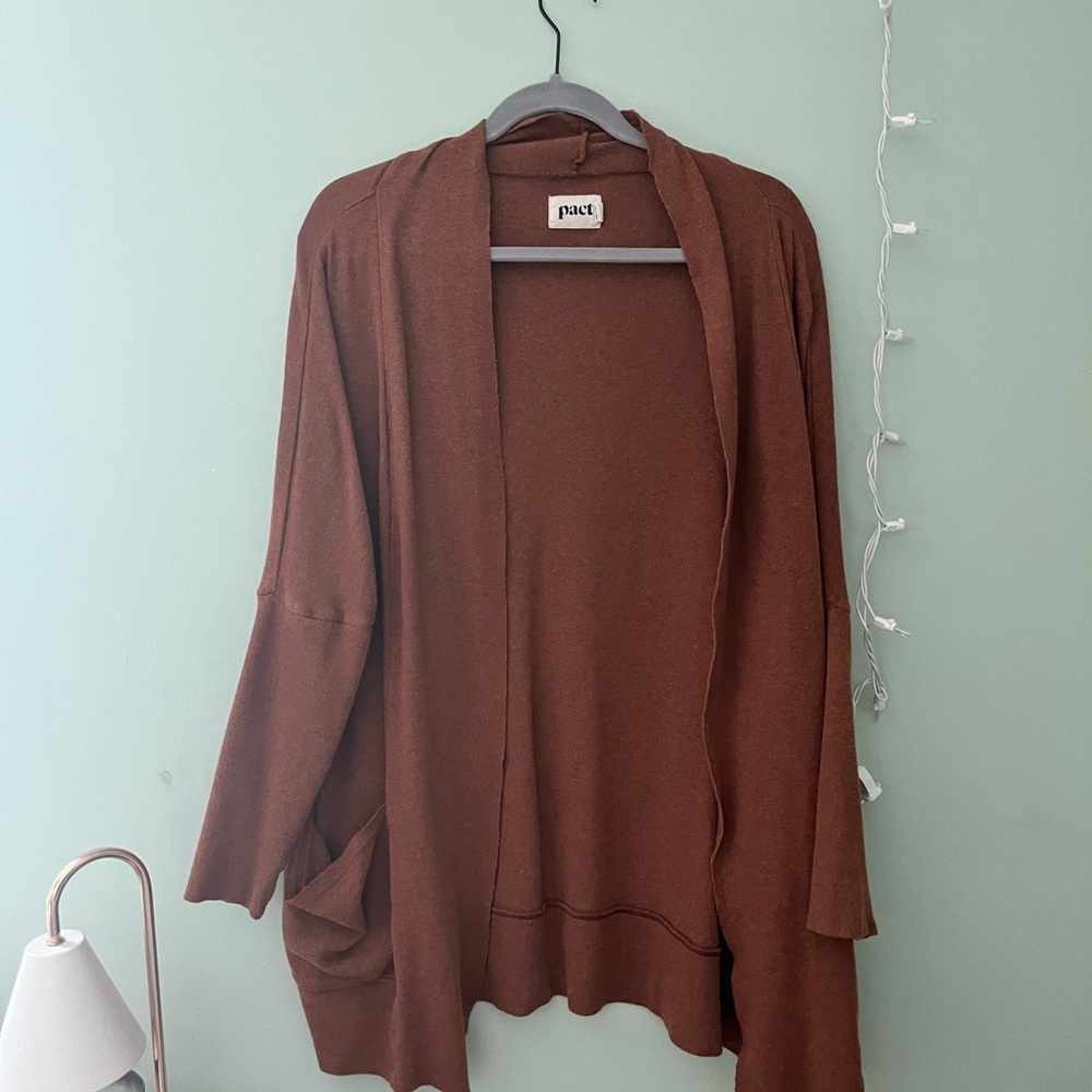 Pact Women's Brown Sweater